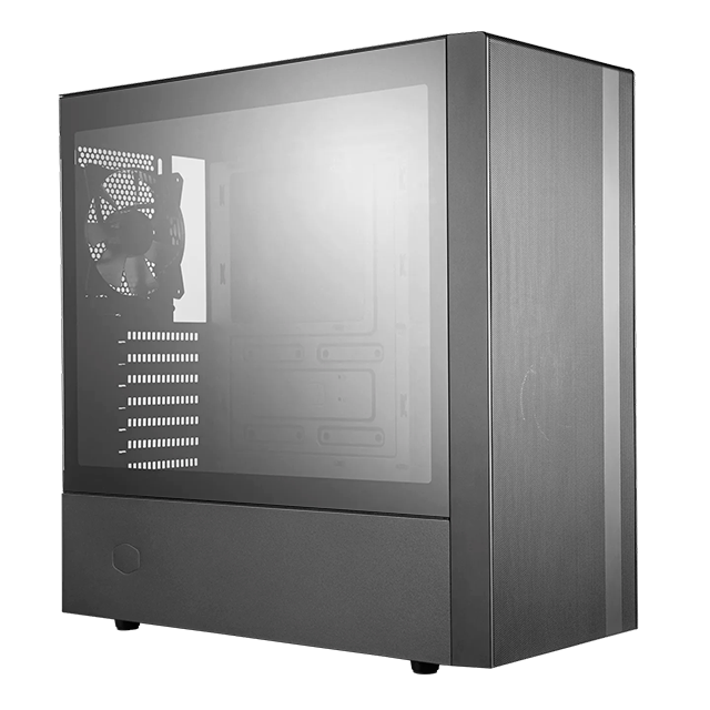 Gabinete Cooler Master MasterBox NR600, ATX, panel frontal mesh, 2 ventiladores incluidos, soporte AIO 360 mm – NR600