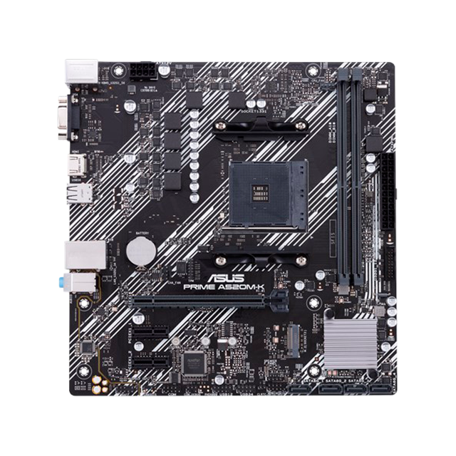 Tarjeta Madre ASUS PRIME A520M-K/CSM, AM4, AMD A520, DDR4, 1× M.2, Micro ATX – PRIME A520M-K/CSM