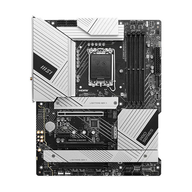 Tarjeta Madre MSI PRO Z790-A MAX WIFI, LGA1700, DDR5, PCIe 5.0, 4× M.2, ATX, WiFi – PRO Z790-A MAX WIFI