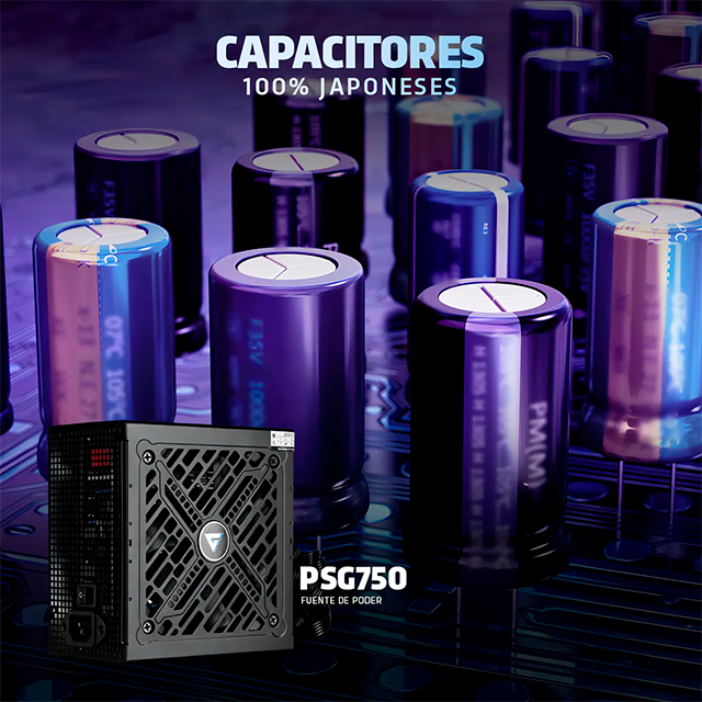 Fuente de Poder Game Factor PSG750, 750W, 80 Plus Bronze, ATX, No Modular, Color Negro - PSG750