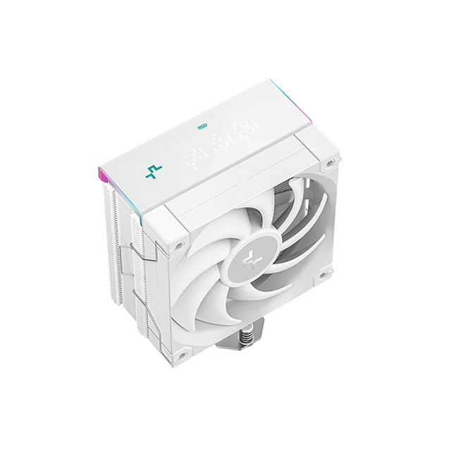 Disipador para CPU DeepCool AK400 White, Torre de 120 mm, Ventilador PWM Silencioso, Iluminación ARGB, Diseño Blanco Compacto - R-AK400-WHAPMN-G