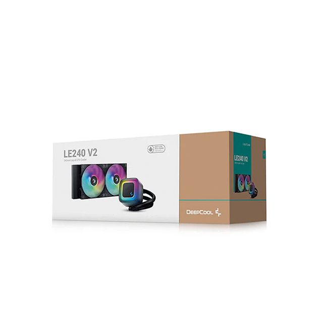 Enfriamiento Líquido DeepCool LE240 V2 Black, 240 mm, Iluminación ARGB - R-LE240-BKAMMC-G-2