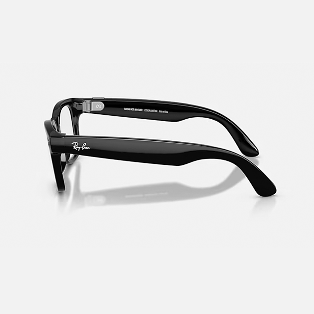 Lentes Inteligentes Ray-Ban Meta Wayfarer Gen 2 RW4012, Shiny Black, Transitions Graphite Green – RW4012-53