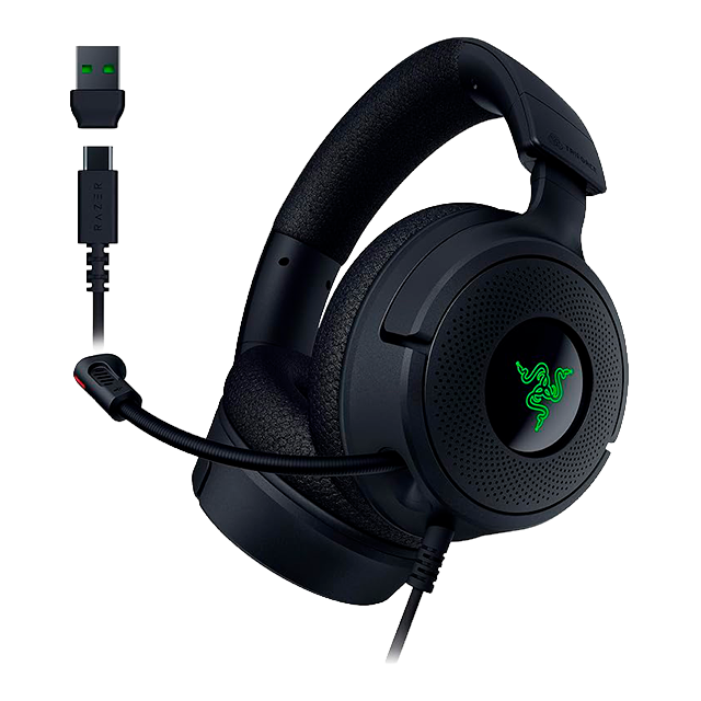 Diadema Gamer Razer Kraken X V4, alámbricos, 7.1 virtual, micrófono, ligeros – RZ04-05180100-R3U1