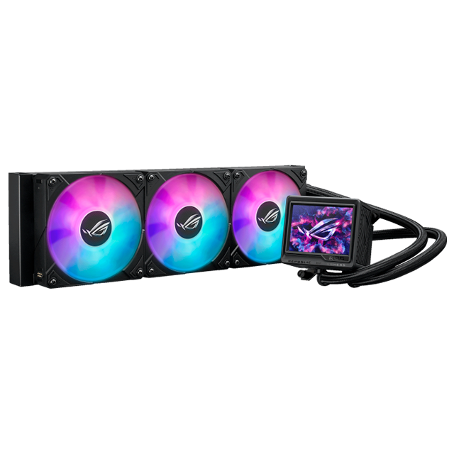 Enfriamiento Líquido ASUS ROG Ryujin III 360 ARGB Extreme, AIO 360 mm, pantalla LCD, ventiladores ARGB, bomba Asetek – ROG Ryujin III 360 ARGB Extreme