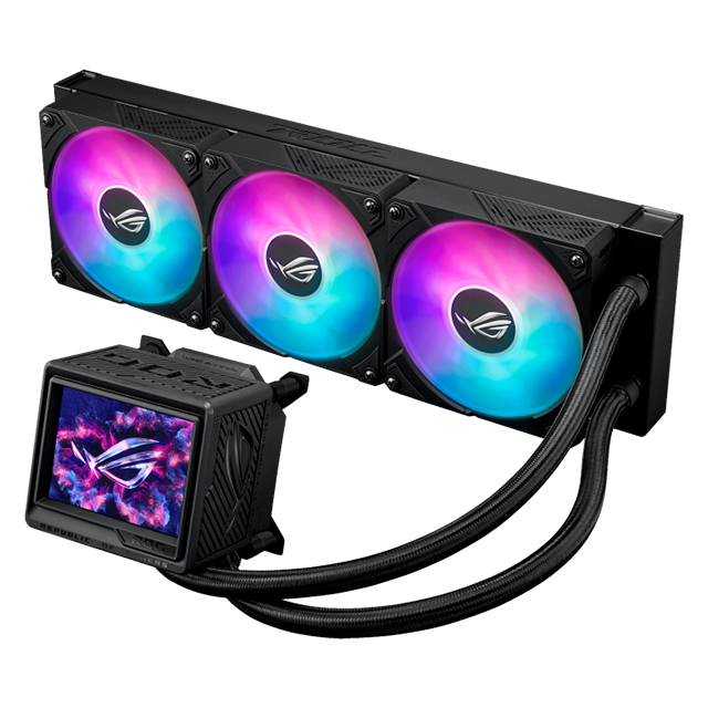 Enfriamiento Líquido ASUS ROG Ryujin III 360 ARGB Extreme, AIO 360 mm, pantalla LCD, ventiladores ARGB, bomba Asetek – ROG Ryujin III 360 ARGB Extreme