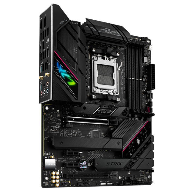 Tarjeta Madre ASUS ROG STRIX B650E-F GAMING WIFI, AM5, DDR5, PCIe 5.0, 3× M.2, Wi-Fi 6E, 2.5GbE, ATX – ROG STRIX B650E-F GAMING WIFI