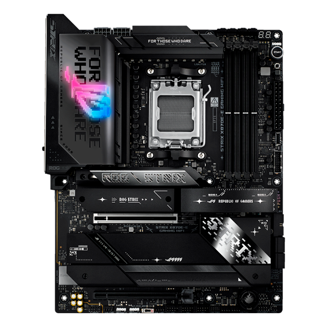 Tarjeta Madre ASUS ROG STRIX X870E-E GAMING WIFI, AM5, DDR5, PCIe 5.0, 5× M.2, Wi-Fi 7, ATX
