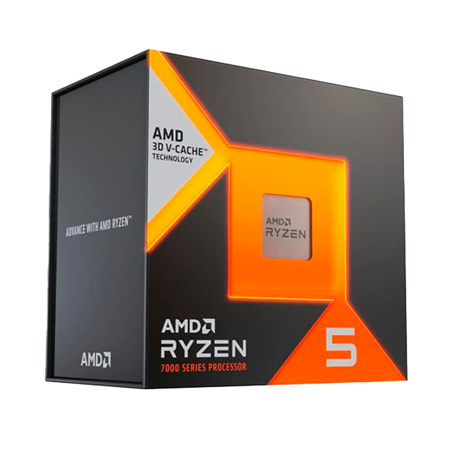 Procesador AMD Ryzen 5 7600X3D, 6 núcleos, 12 hilos, 4.1 GHz base, 4.7 GHz turbo, AM5, 3D V-Cache – 100-100001721WOF