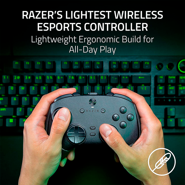 Control Gamer Inalámbrico Razer Wolverine V3 Pro 8K PC, HyperSpeed Wireless, 8000 Hz, joysticks TMR, gatillos Hall Effect, negro – RZ06-05540100-R3U1