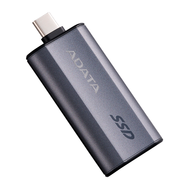 Unidad SSD Externo ADATA SC750, 2 TB, USB 3.2 Gen2 Tipo-C, 1050 / 1000 MB/s, Negro Titanio – SC750-2000G-CCBK