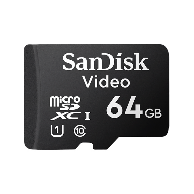 Memoria MicroSD SanDisk High Endurance, 64GB, UHS-I U1, Clase 10, hasta 100 MB/s, para videovigilancia 24/7 – SDSDQAS4-064G-BP
