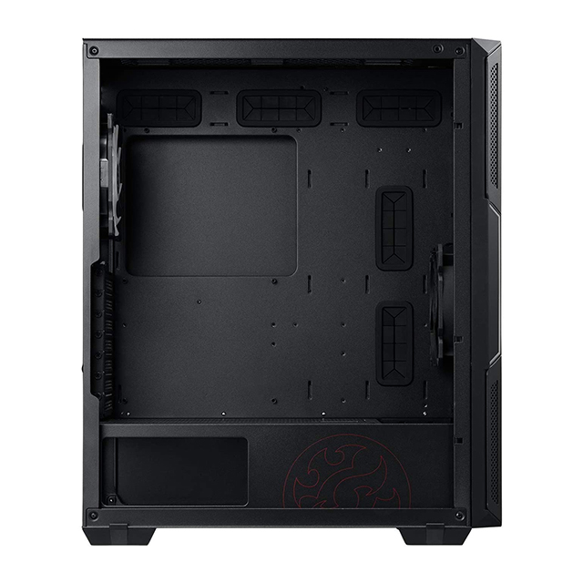 Gabinete XPG Starker Negro con fuente 600w, Cristal Templado, ATX, 2 Ventiladores, RGB - STARKER-BKCWW