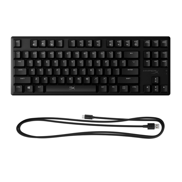 Teclado Mecánico HyperX Alloy Origins Core TKL, RGB, Switches Blue, Ingles - 4P5P2AA#ABA