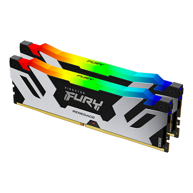Memoria RAM Kingston Fury Renegade RGB Black 32GB DDR5 2x16GB 8000Mhz - KF580C38RSAK2-32