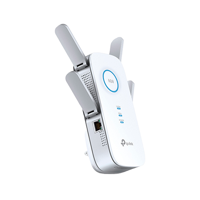 Repetidor WiFi TP-Link RE650 AC2600, Doble Banda, 800 Mbps en 2.4 GHz + 1733 Mbps en 5 GHz, 4 Antenas, Gigabit Ethernet – RE650