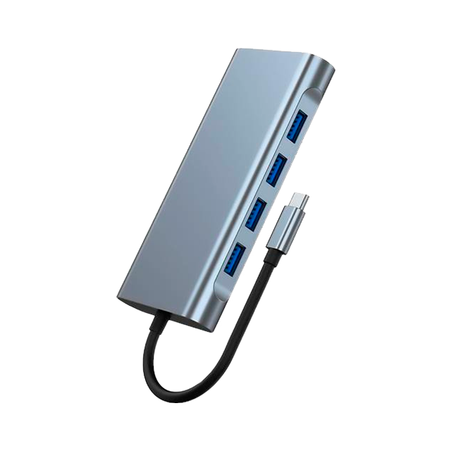 Docking Station Urban Balance UBSC11, USB-C, Power Delivery 100 W, HDMI 4K 30 Hz, VGA, RJ45, USB, SD/microSD, Audio 3.5 mm – UBSC11