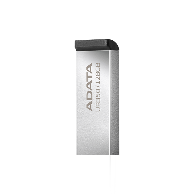 Memoria USB ADATA UR350 128GB, USB 3.2 Gen1, Metal, Capless – UR350-128G-RSR/BK