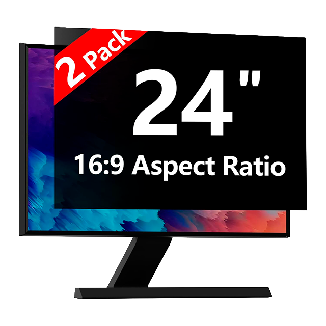 Filtro de Privacidad RedANGEL para Monitor 24", 16:9, antirreflejo, luz azul, paquete de 2 – X004QQ7GK7