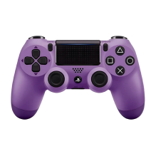 Control inalámbrico DualShock 4, Bluetooth 4.0 / Alámbrico USB, Multiplataforma, Morado Eléctrico – CUH-ZCT2