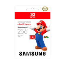 Tarjeta de Memoria microSD Express Samsung para Nintendo, 256 GB, PCIe NVMe, Alta Velocidad &ndash; MB-ME256SA