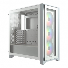 Gabinete Corsair ICUE 4000X RGB Blanco, Cristal Templado, 3 Ventiladores RGB, ATX - CC-9011205-WW