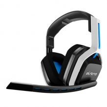 Diadema Astro A20 Wireless Gen 2 Headset, Blanco-Azul, Inalámbrico, USB, PS5 / PS4 / PC / MAC