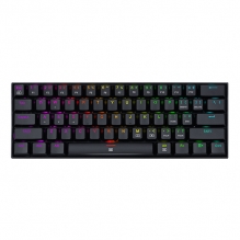 Teclado Gamer Mecanico 60% Redragon Dragonborn K630RGB Black, Switches Redragon Blue