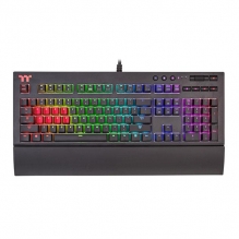 Teclado Mecánico Thermaltake Esports Premium X1, Cherry MX Blue, Español - KB-TPX-BLBRSP-01