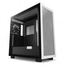 Gabinete NZXT H7 Flow Blanco/Negro, E-ATX, Cristal Templado, 2 Ventiladores F Quiet 120mm, Soporte GPU Vertical - CM-H71FG-01