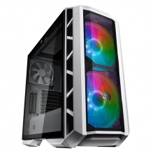 Gabinete Cooler Master MasterCase H500P Mesh White ARGB, 2 Ventiladores 120mm, Cristal Templado - MCM-H500P-WGNN-S01