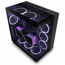 Gabinete NZXT H9 Elite Negro, ATX, Cristal Templado, 3 Ventiladores RGB, 1 Ventilador sin RGB - CM-H91EB-01