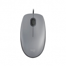 Mouse Logitech M110 Silent Gray, Alámbrico, 3 Botones, 1,000 DPI - 910-005494