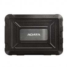 Enclosure Gabinete Externo Adata ED600 Para SSD & HDD, Ultra Durable - AED600-U31-CBK