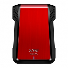 Enclosure Gabinete Externo Adata EX500 Para SSD & HDD Rojo - AEX500U3-CRD