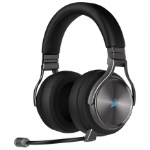 Diadema Corsair Virtuoso SE Gunmetal Wireless RGB, Inalámbrico, 7.1 Surround / USB / USB-C / 3.5mm / PC / Nintendo Switch / Xbox / PS5 - CA-9011180-NA