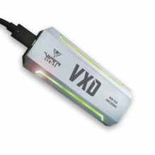 Gabinete Externo Patriot VXD para SSD M.2 NVMe, USB 3.2 Gen2, RGB, Hasta 1000 MB/s, Compatible con Formatos 2230/2242/2260/2280 - PV860UPRGM