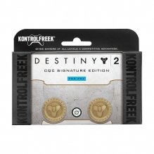 KontrolFreek - Destiny 2 CQC Signature Edition - para PS4 | Performance Thumbsticks | 2 Alturas Medias, Precisión en Combate Cercano | Dorado