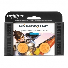 KontrolFreek - Overwatch - para PS4 y PS5 | Performance Thumbsticks | 2 Alturas Mixtas, Precisión y Agarre Mejorados | Naranja
