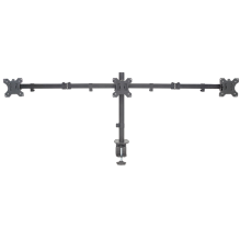 Soporte para Tres Monitores Manhattan, 13&ndash;27", Escritorio, VESA 75/100, Articulado &ndash; 461658
