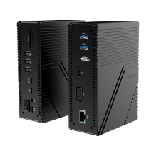 Docking Station Acteck Gate 14V DH696 14 en 1, USB-C, HDMI/DisplayPort/VGA, RJ45, PD 100W, SD/microSD, Negro &ndash; AC-937047