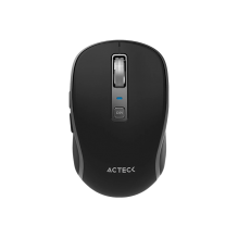 Mouse Acteck Optimize Trip Pro MI580, RF Inalámbrico/Bluetooth, Óptico, 1.600DPI, Recargable, Negro - AC-939591