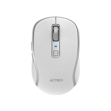 Mouse Acteck Optimize Trip Pro MI580, RF Inalámbrico/Bluetooth, Óptico, 1.600DPI, Recargable, Blanco - AC-939607