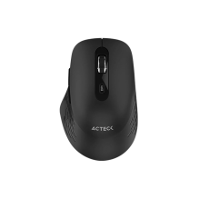 Mouse Acteck Optimize Flow MI480, RF Inalámbrico, Óptico, 1.600DPI, Negro - AC-939836