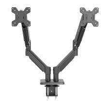 Soporte Doble para Monitor Enforce Motion SM727, VESA 75&times;75 / 100&times;100, C-Clamp, Advanced Series, negro &ndash; AC-944724