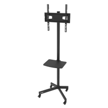 Carrito M&oacute;vil para TV Enforce Motion SP700, 32" a 65", con repisa, VESA 100&times;100 a 400&times;400, hasta 50 kg, negro &ndash; AC-944816