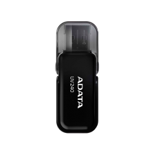 Memoria USB Adata UV240, 32GB, USB-A 2.0, Negro - AUV240-32G-RBK