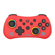 Control Inalámbrico Balam Rush Kontrol Pocket G555, Bluetooth 5.0 / USB-C, Multiplataforma, Compatible Nintendo Switch, RGB, Rojo - BR-942584