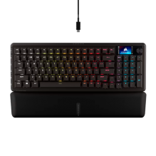 Teclado Mec&aacute;nico Corsair Vanguard Pro 96, Switches Magn&eacute;ticos Hall Effect, USB, Formato 96% &ndash; CH-91E911G-NA