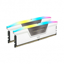 Memoria RAM Corsair Vengeance RGB 32 GB (2×16 GB), DDR5, 5200 MHz CL40 Blanca – CMH32GX5M2B5200C40W